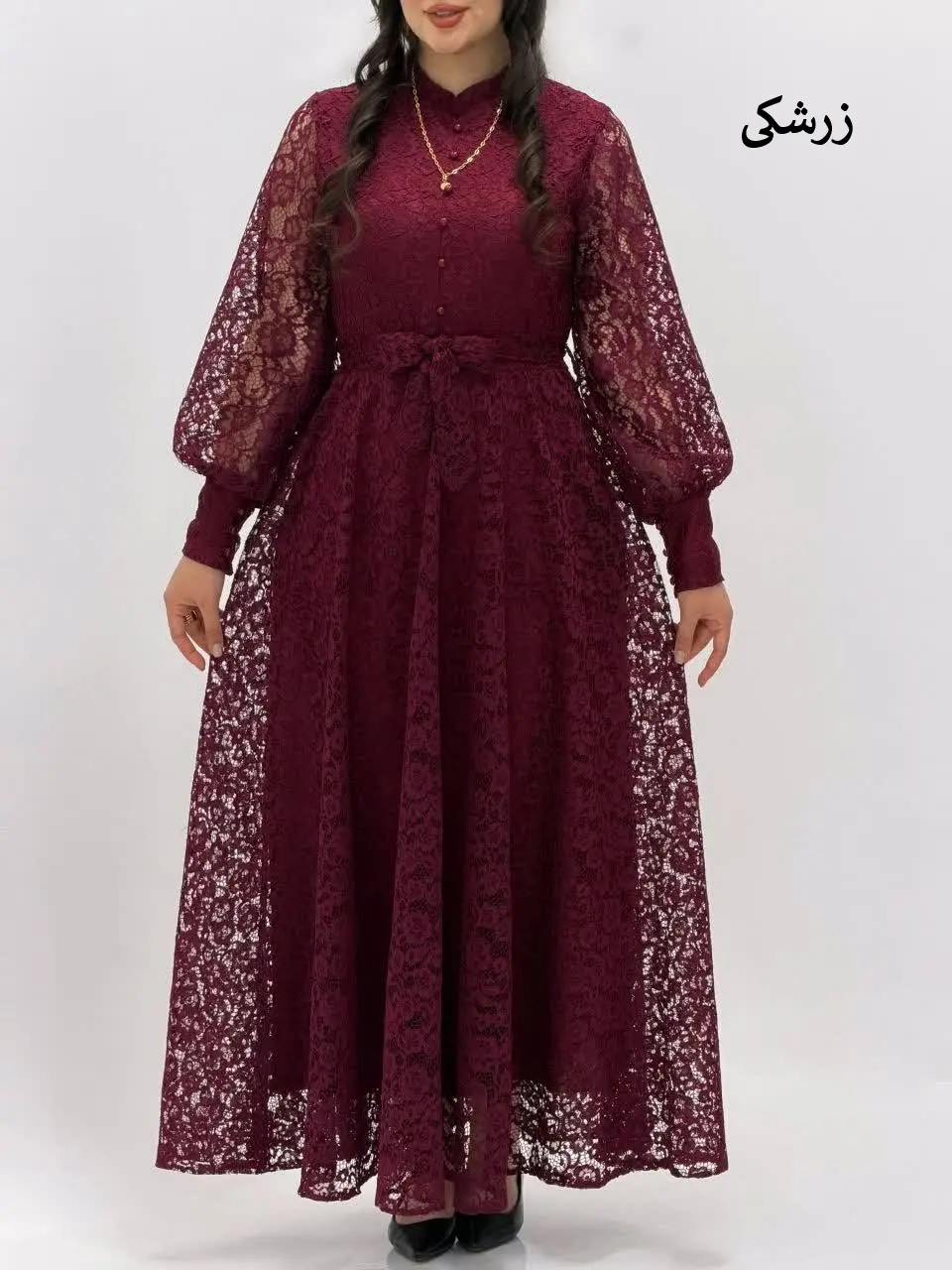 3579-پیراهن مزونی ماهرو